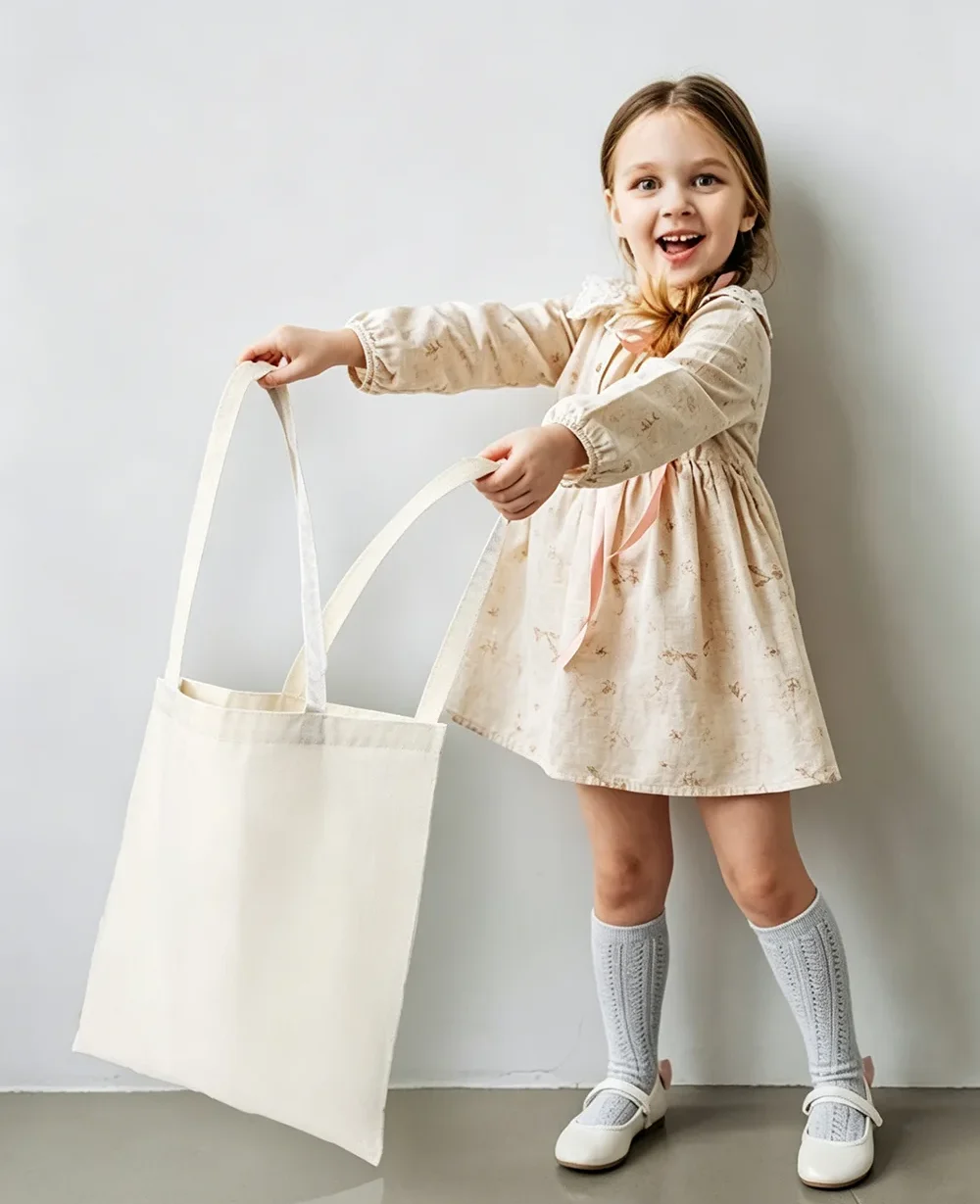 Alternative view of Blank Canvas Tote Reusable Bags Wholesale