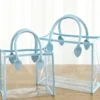 Delicate Personalized DIY Transparent PVC Tote Bag Gift Wedding Favor Bag