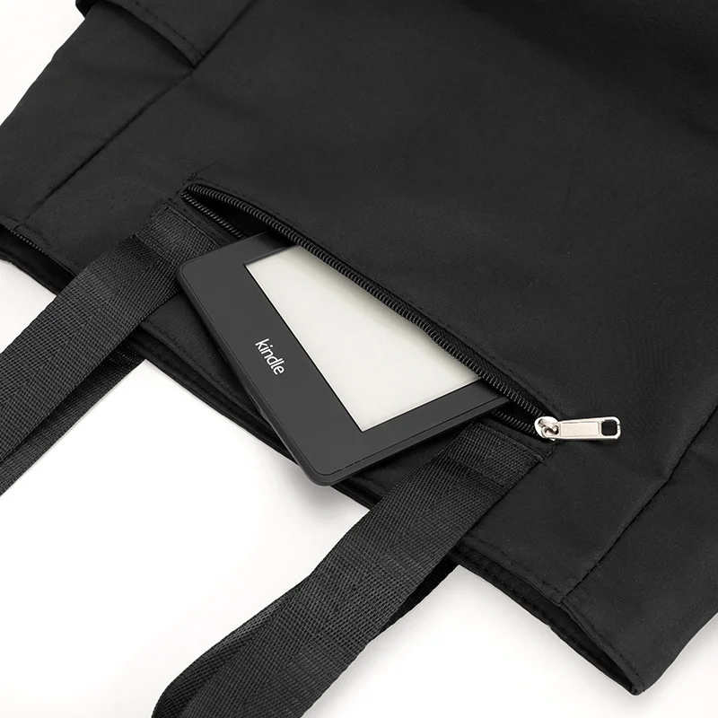 Large-Capacity Waterproof Oxford Fabric Work Tote with Zipper for Work Commute School