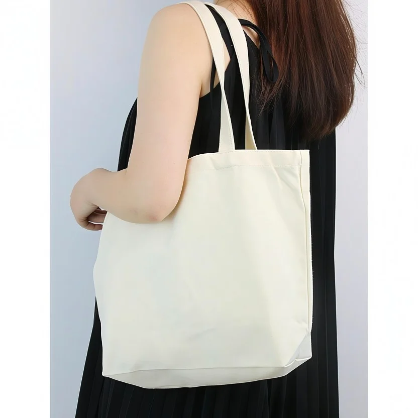 Reusable Spacious Printing Custom Canvas Bags Bulk Multiple Colors