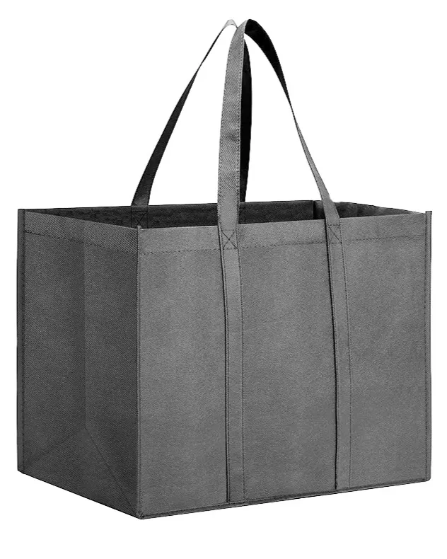 6Pcs Large Capacity Foldable Non Woven Shopping Bag for Groceries Promotion