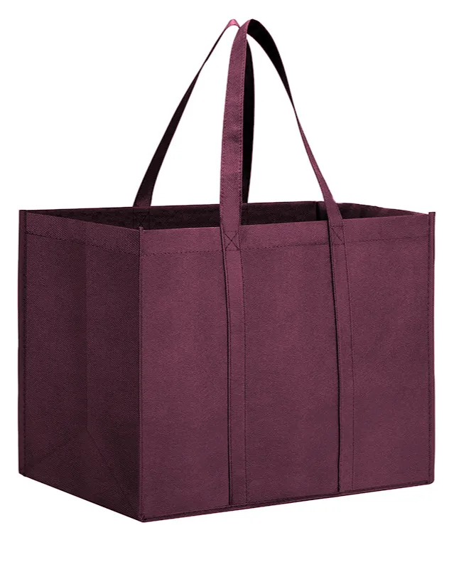 6Pcs Large Capacity Foldable Non Woven Shopping Bag for Groceries Promotion