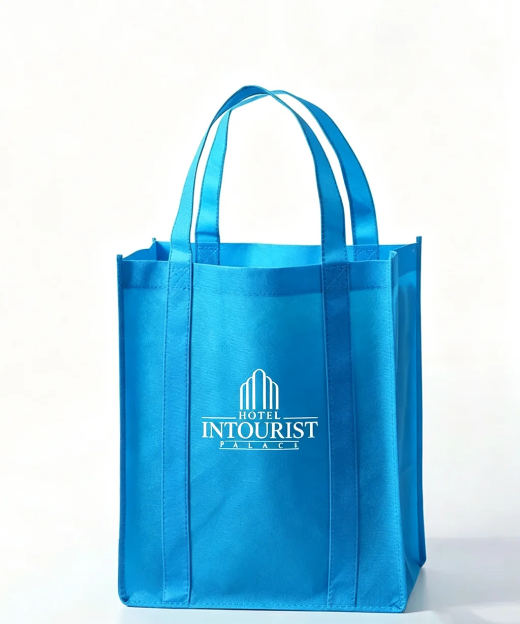 Blank Custom Non Woven Tote Bags Shopping Promotion Handbag Multiple Colors