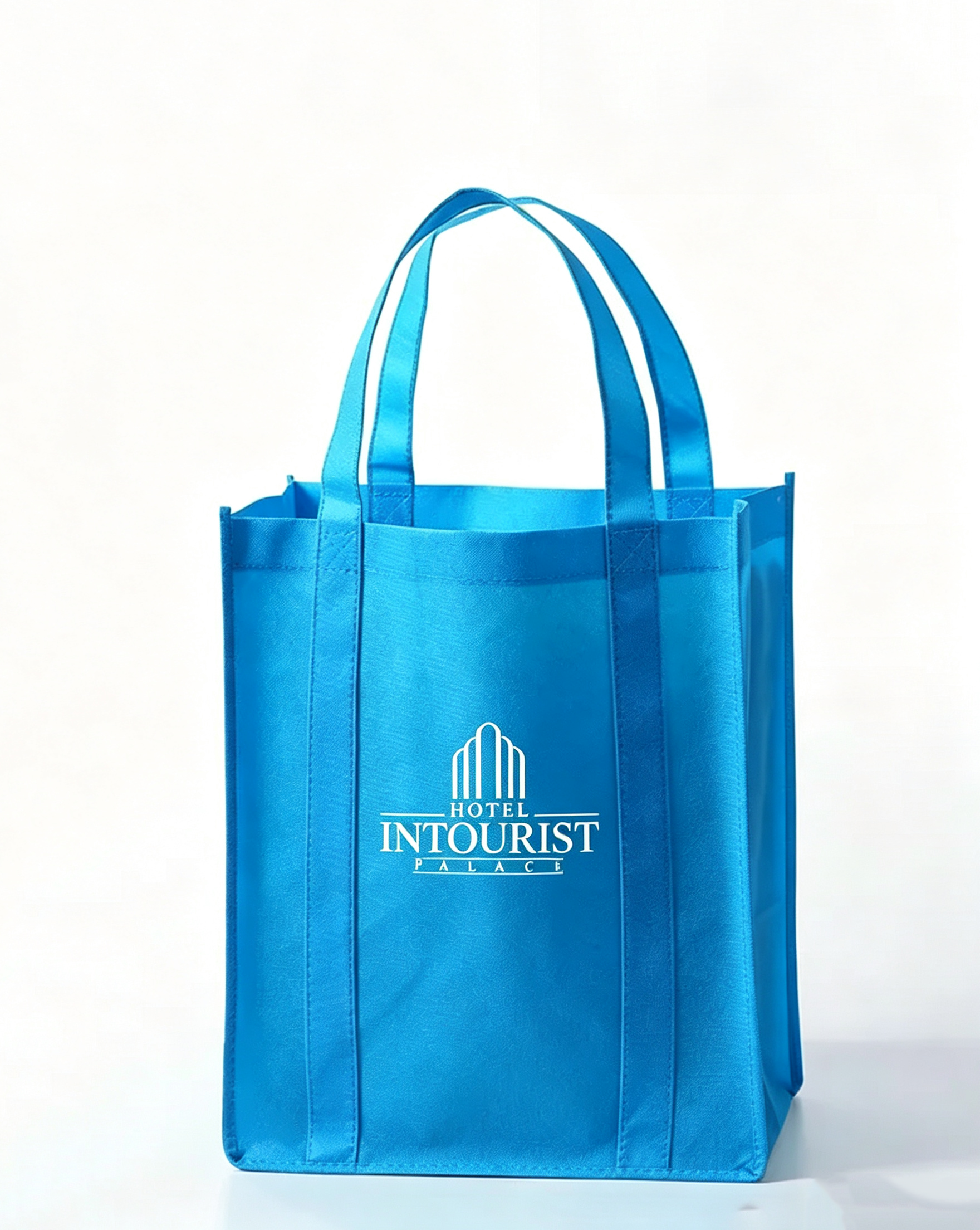 Blank Custom Non Woven Tote Bags Shopping Promotion Handbag Multiple Colors