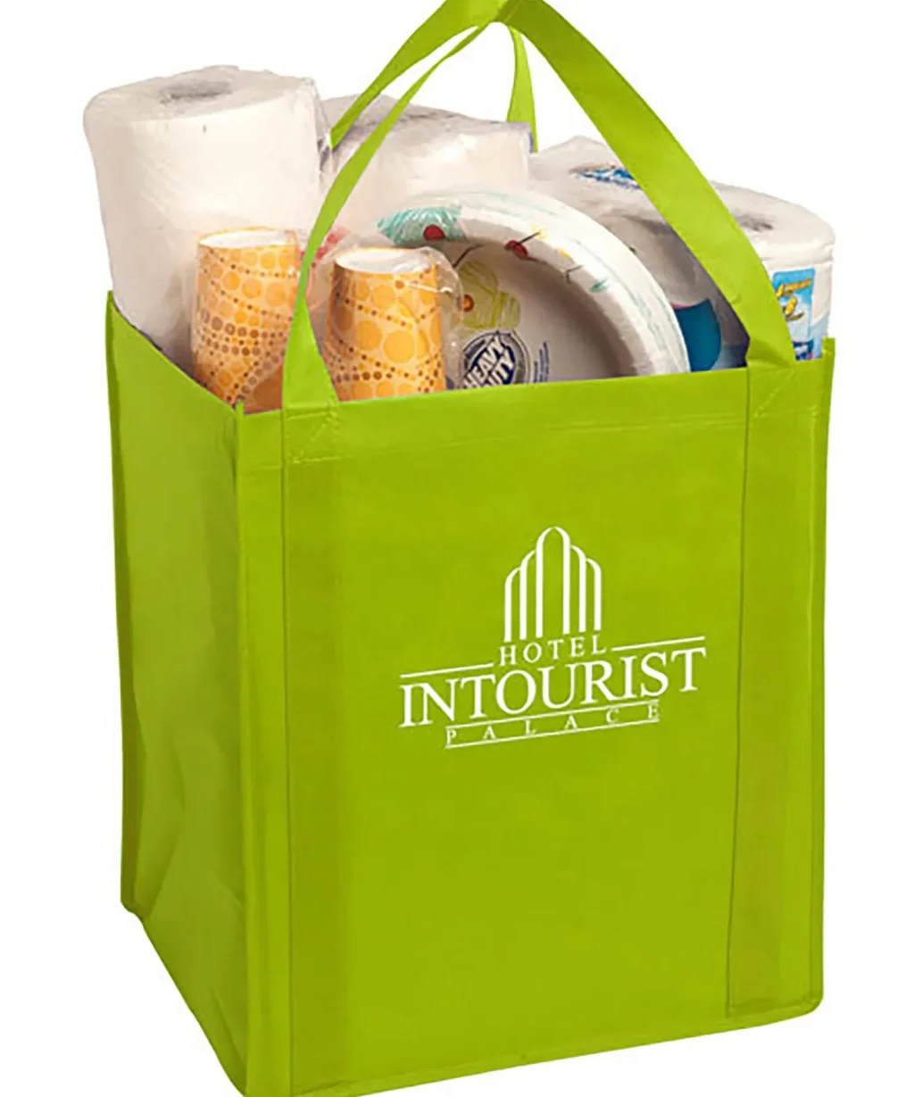 Blank Custom Non Woven Tote Bags Shopping Promotion Handbag Multiple Colors