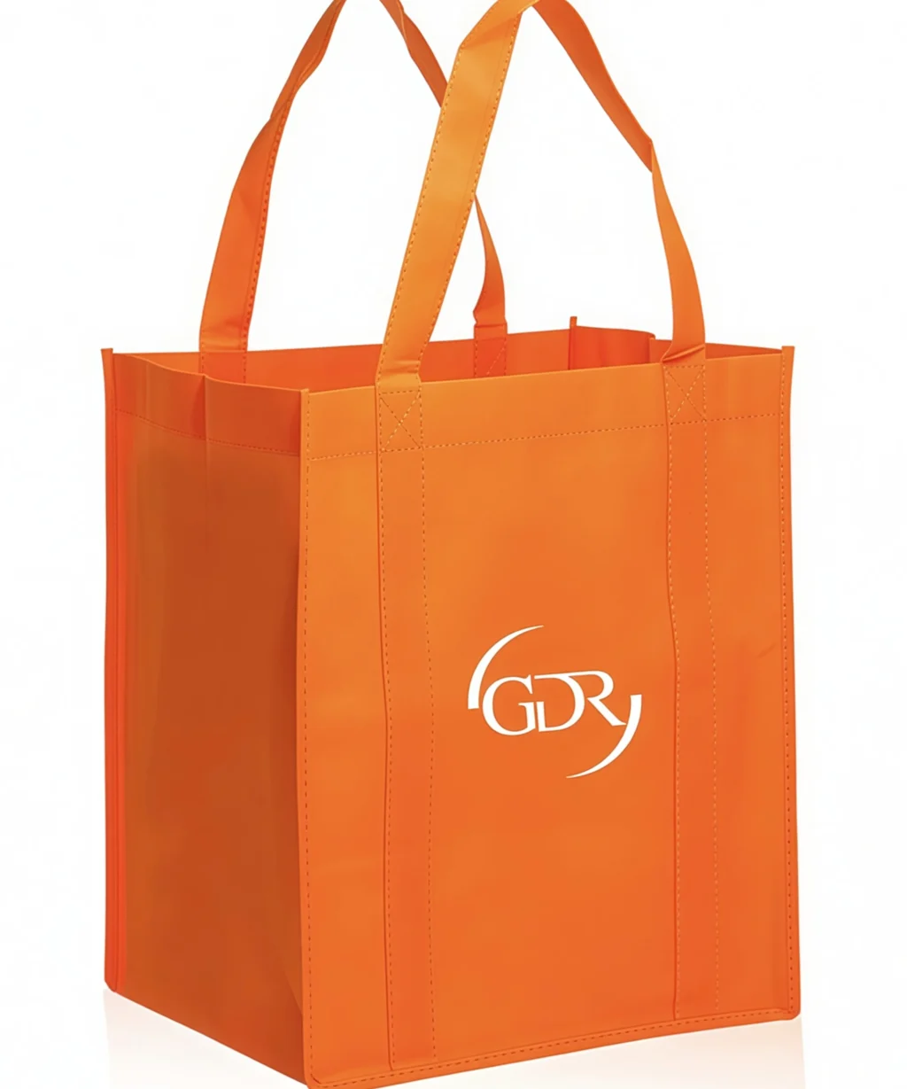 Blank Custom Non Woven Tote Bags Shopping Promotion Handbag Multiple Colors