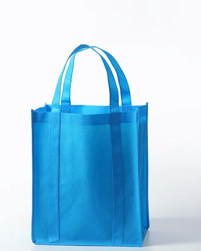 Blank Custom Non Woven Tote Bags Shopping Promotion Handbag Multiple Colors