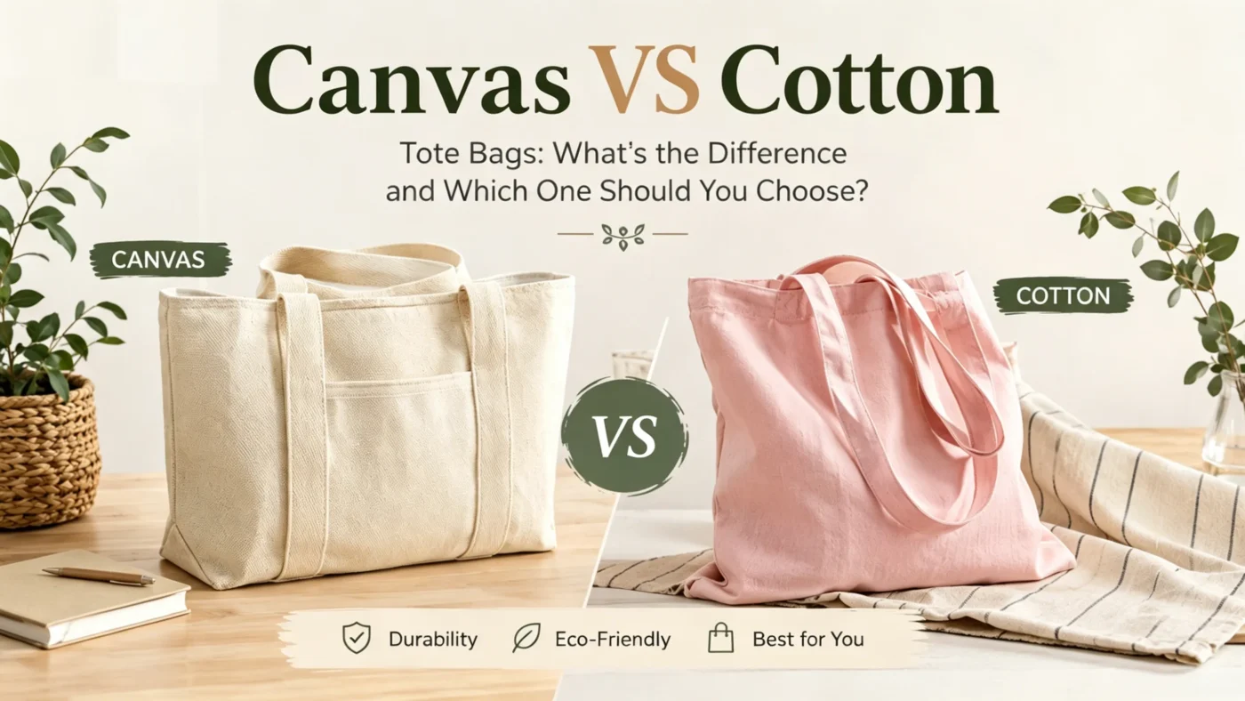 Canvas VS Cotton Tote Bags What’s the Difference and Which One Should You Choose
