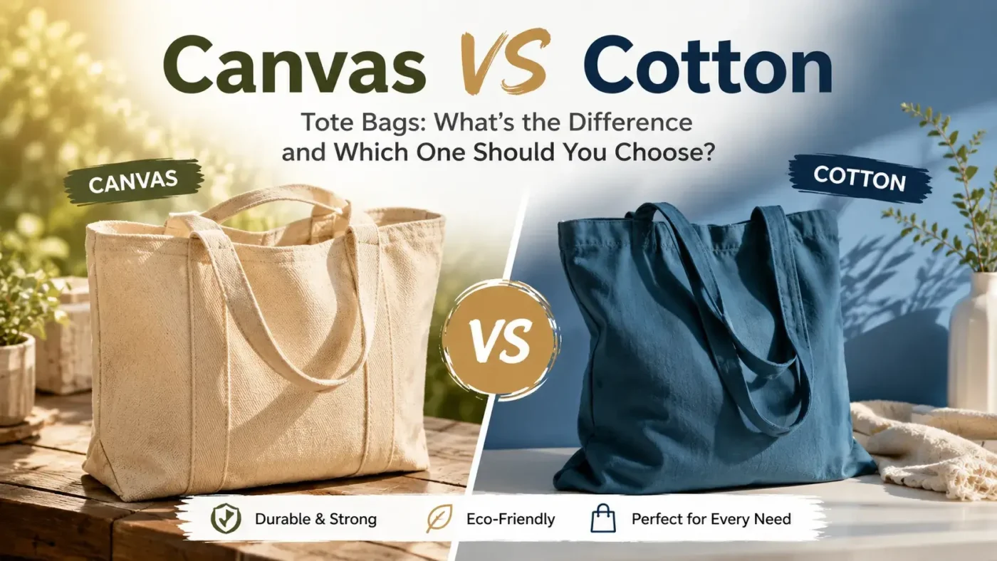 Canvas VS Cotton Tote Bags What’s the Difference and Which One Should You Choose