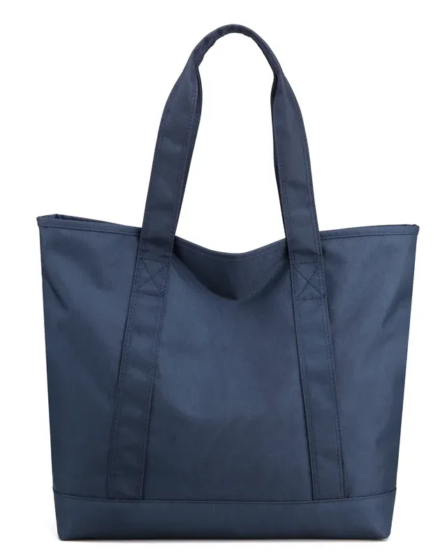Casual Multi-Pockets Zippered Nylon Large Work Tote Bag for Business Office