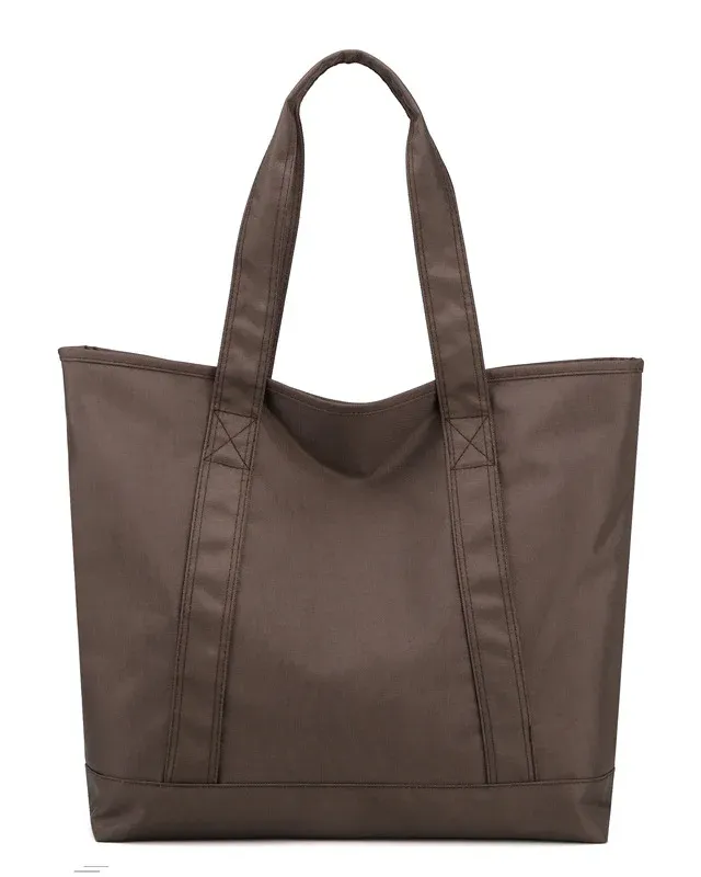 Casual Multi-Pockets Zippered Nylon Large Work Tote Bag for Business Office