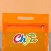 Colorful Versatile PVC Custom Zippered Pouch Bag for Ladies Cosmetics
