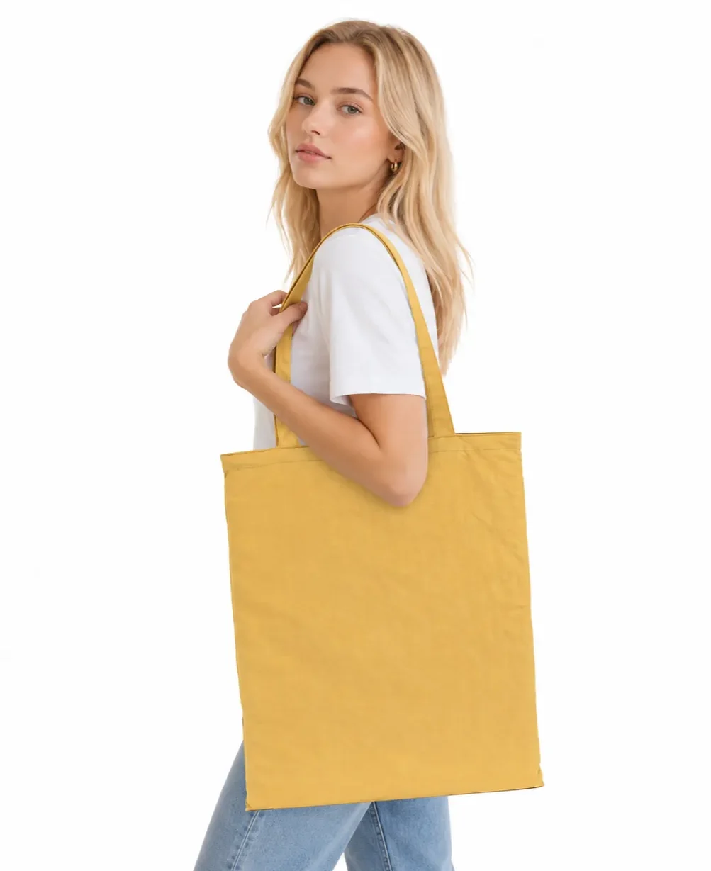 Colorful Waterproof Nylon Foldable Tote Bags Internal Pocket Personalized for Promotion