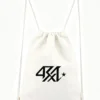 Durable 12oz Custom Cotton Drawstring Bags Backpacks for School Promotion Main