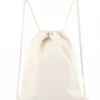 Durable 12oz Custom Cotton Drawstring Bags Multiple Colors for School Promotion