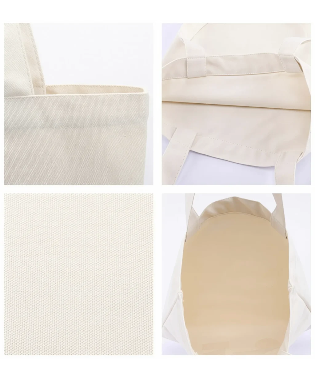 Eco-Friendly Durable DIY Blank Custom Cotton Tote Bags Bulk Multiple Specifications