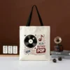 Economical Colorful Handles Blank DIY Personalized Cotton Tote Bags Main