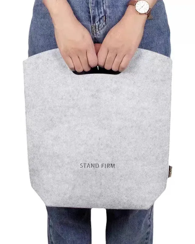High-Quality Promotional Felt Tote Bag Wedding Favor Handbag