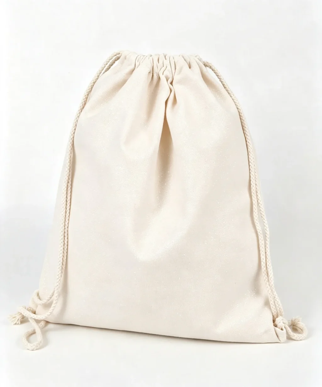 Large Heavy Duty Blank Canvas Drawstring Bags Backpack for Daily Use