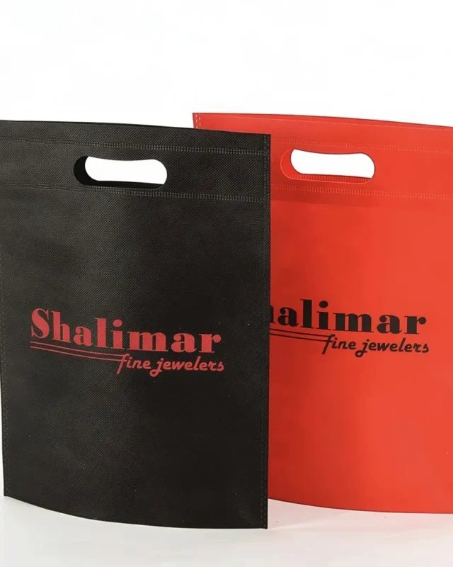 Minimalist Blank Flat Open Top Custom Non Woven Carry Bags Multiple Sizes