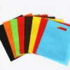 Minimalist Blank Flat Open Top Custom Non Woven Carry Bags Multiple Sizes