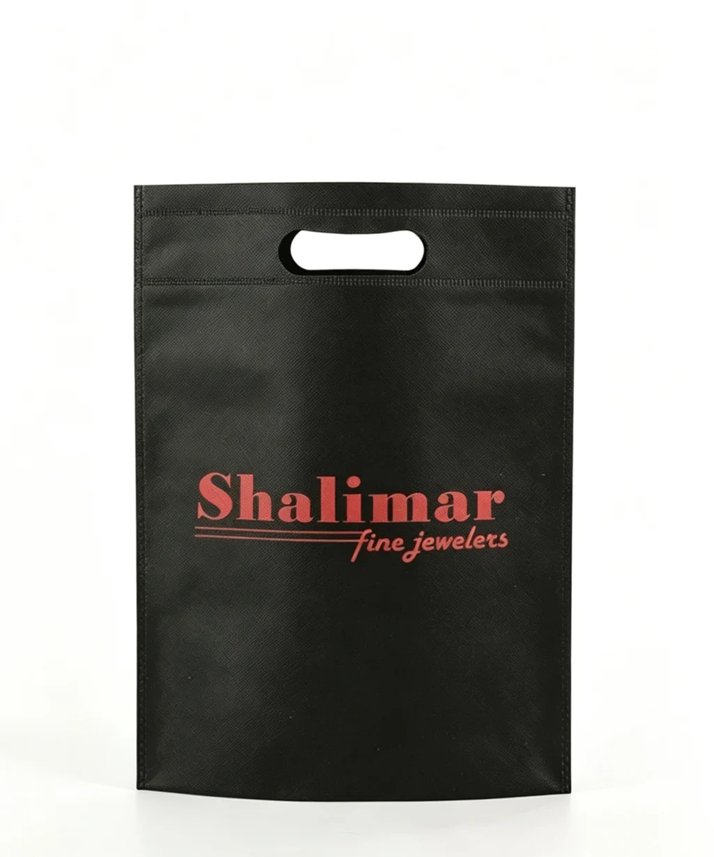 Minimalist Blank Flat Open Top Custom Non Woven Carry Bags Multiple Sizes Main