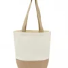 Reusable Color Block Custom Canvas Totes Bucket Bag for Women