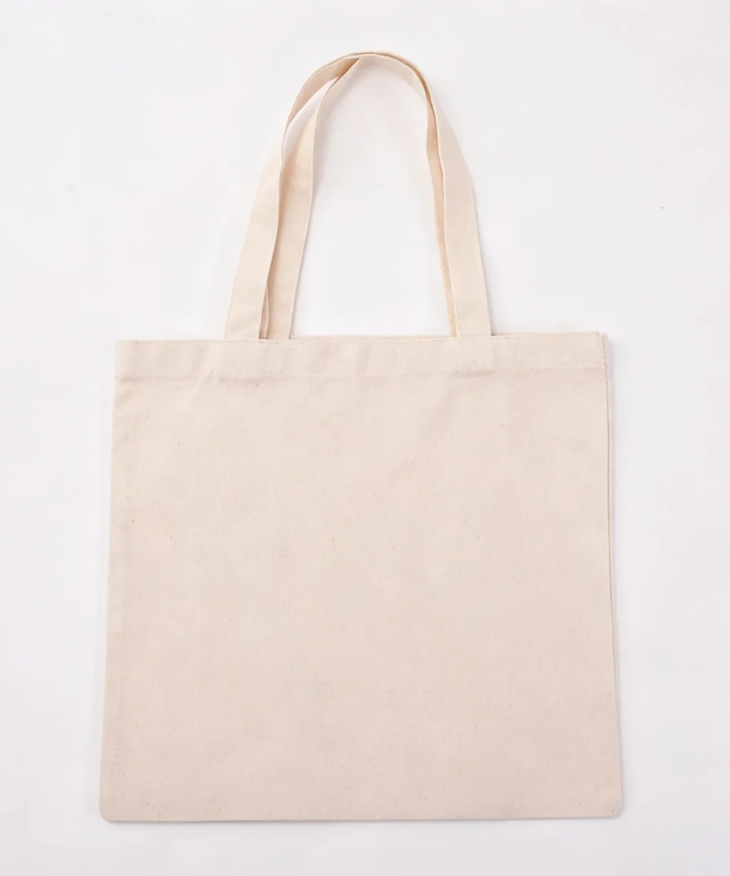 Simple Square Blank Custom Small Cotton Tote Bag for Daily Use