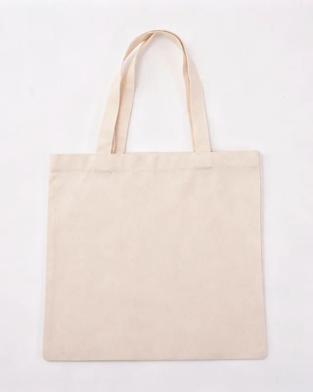 Simple Square Blank Custom Small Cotton Tote Bag for Daily Use