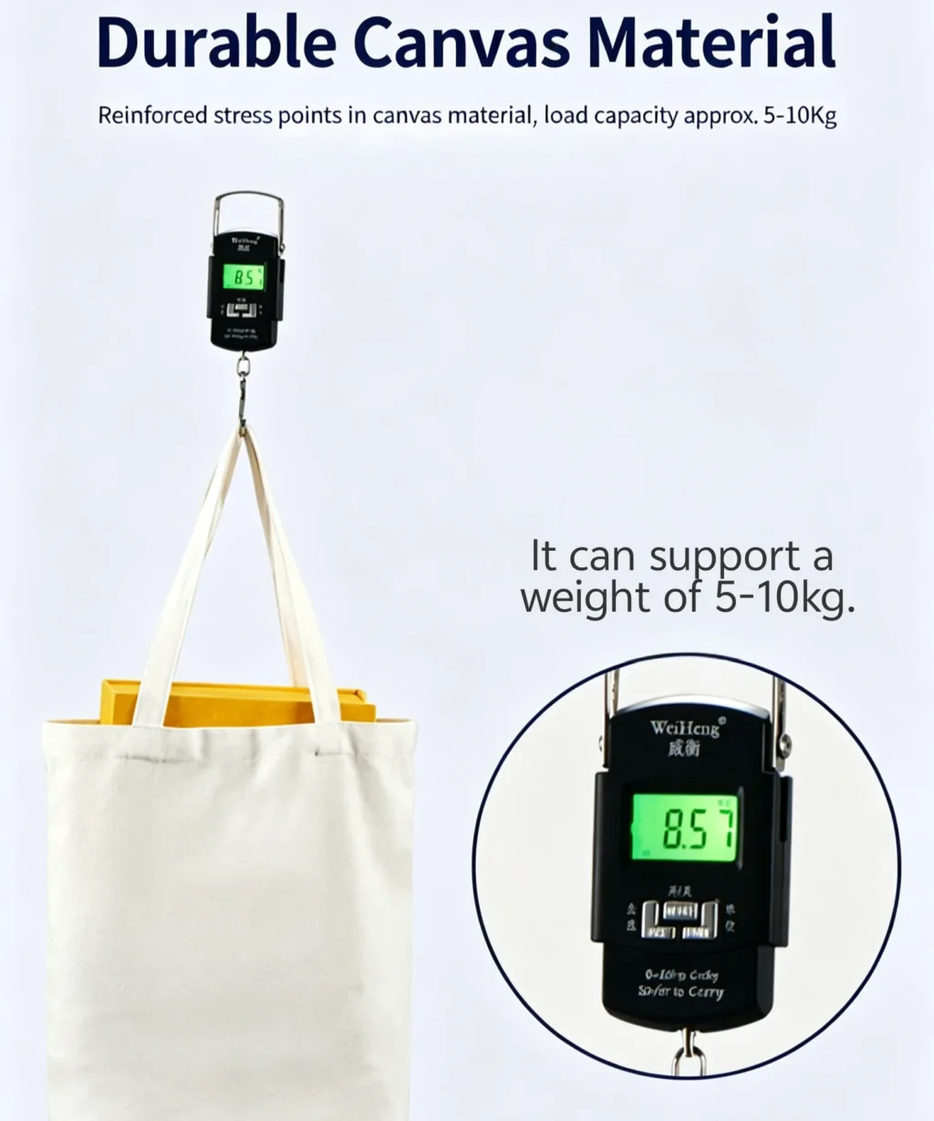 Sustainable Custom Cotton Tote Bags Reusable Shopping Work Bag