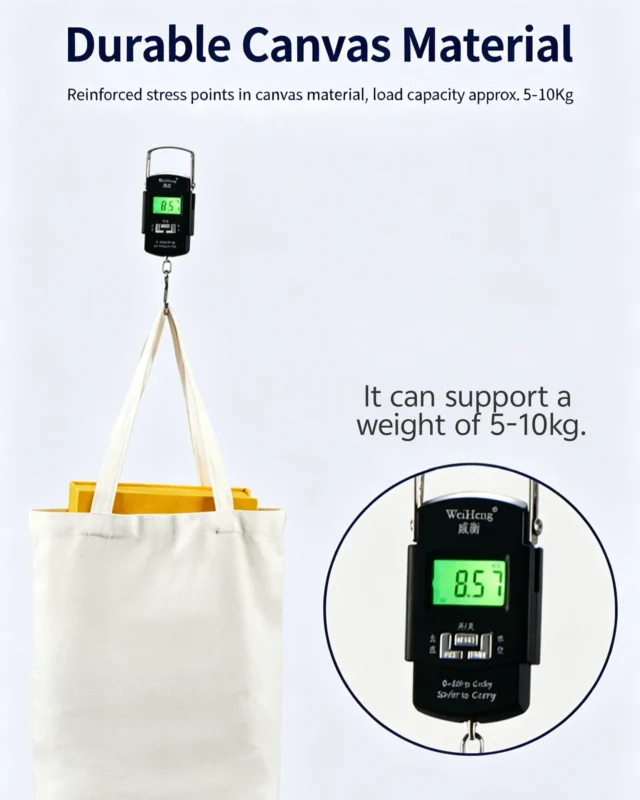 Sustainable Custom Cotton Tote Bags Reusable Shopping Work Bag