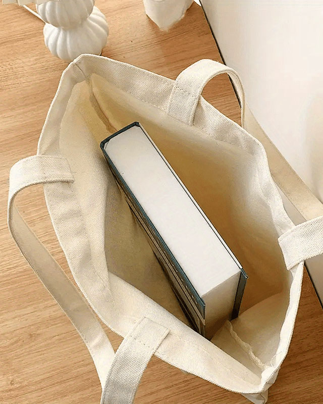 Casual Handbag Rainbow Recycled Canvas Tote Bag - Image 9