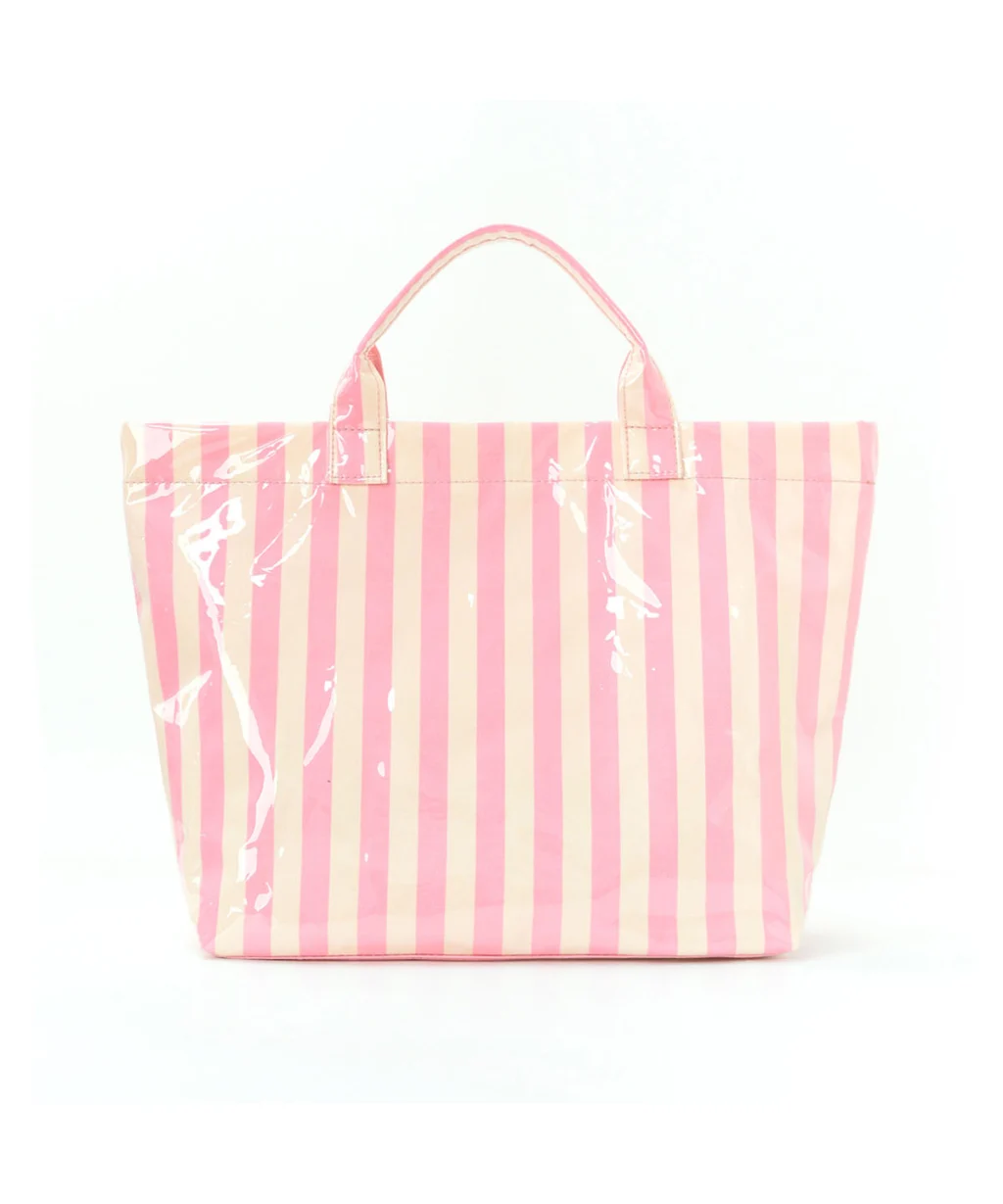 Custom PVC Tote Bag Jelly Striped Design - Image 15