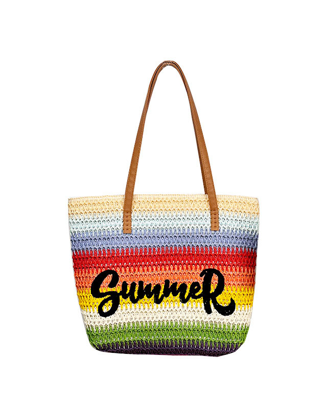 Large Summer Woven Straw Beach Bags for Women