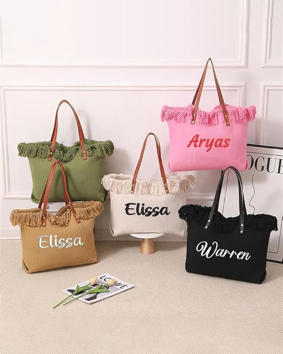 Personalized Tote Bags for Bridesmaids