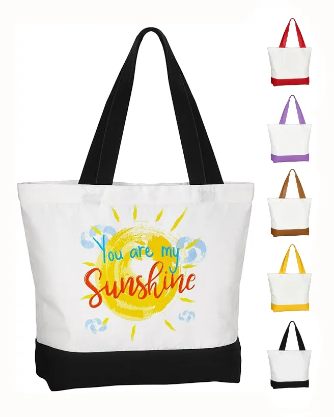 Custom Polyester Tote Bags DIY Canvas Bags