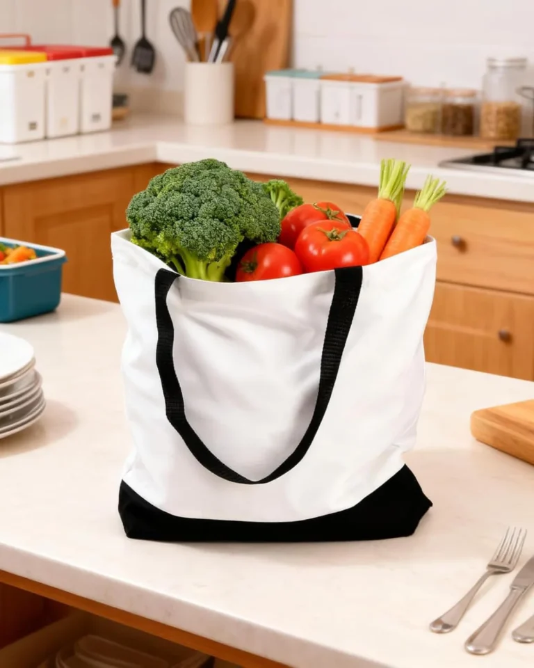 Custom Polyester Tote Bags DIY Canvas Bags - Image 9